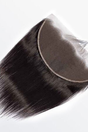 Nuochenghair 14-20 Inch 13" x 6" HD Straight Free Parted Frontal #1B Natural Black