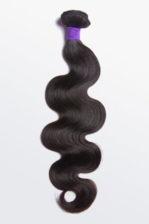 Nuochenghair 10-30 Inch 12A Premium Raw Indian Hair Body Wavy #1B Natural Black｜One Bundle