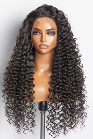 Nuochenghair 200% Density 13x4 Full Frontal Lace Wig Deep Wave