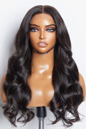 Nuochenghair 5x5 HD Glueless Lace Closure Wig Body Wave 180% Density
