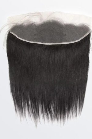 Nuochenghair 14-20 Inch 13" x 4" HD Straight Free Parted Frontal #1B Natural Black